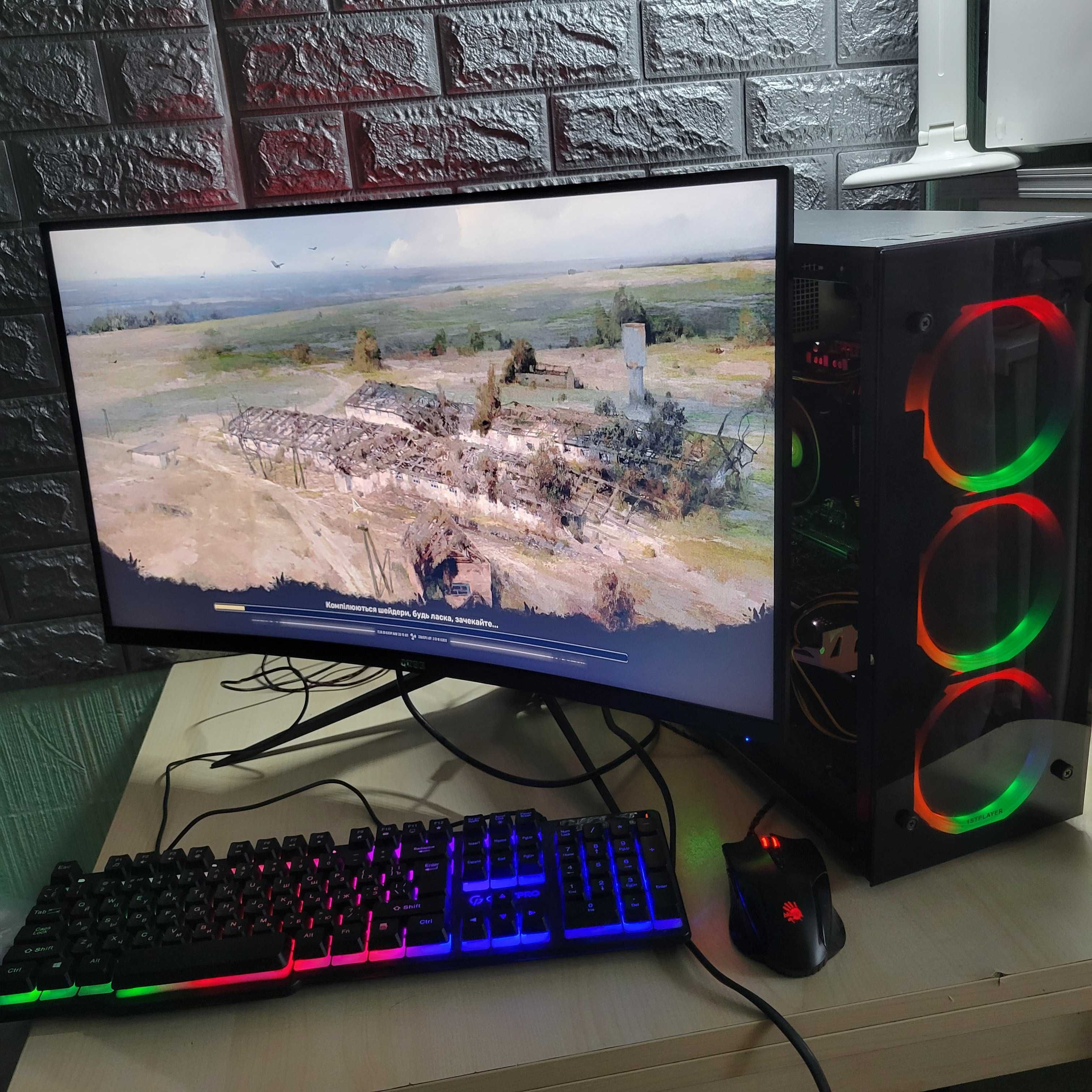 STALKER2 i7 8ядер +rx 570 8gb ram 16 ssd 256 hdd 1tb Windows компьютер