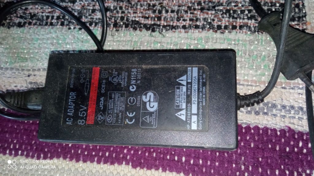 Оригинальний адаптер питания  SONY PS2 SCPH-70100 8.5 V 5.65 A