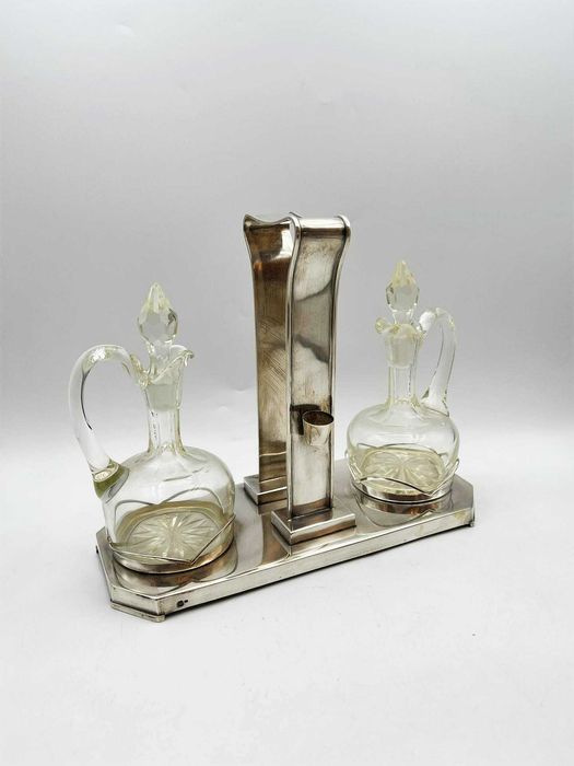 Queijeira em Cristal e Prata