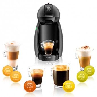 KRUPS Máquina Café/ Bebidas Piccolo Cápsulas Nescafé Dolce Gusto-NOVA