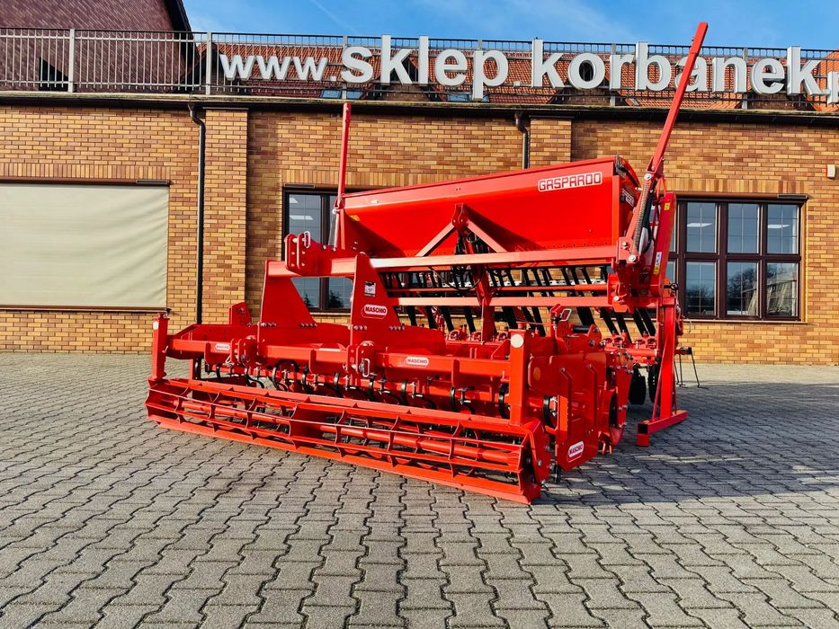 Maschio Agregat uprawowo-siewny DAMA 3000  Zestaw uprawowo-siewny do uprawy uproszczonej Maschio Gaspardo 3,0 m