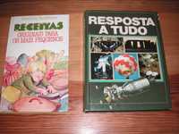 Livro Receitas Originais para Os Mais Pequenos e Resposta a Tudo