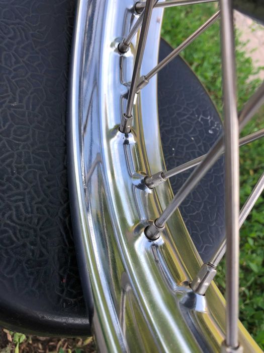 Новое колесо Jawa, Ява 360-250 Старушка