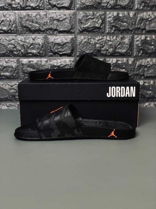 Шлепанцы Jordan мужские Камуфляж New! Шльопанці Джордан чоловічі чорні