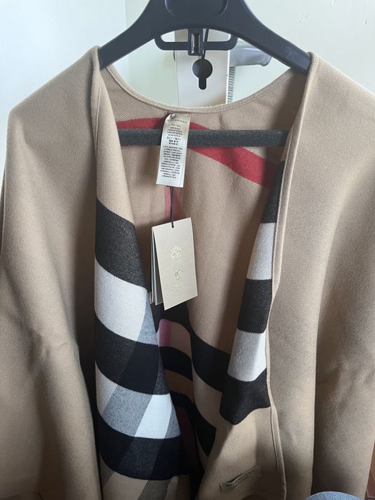 Poncho Burberry Camel