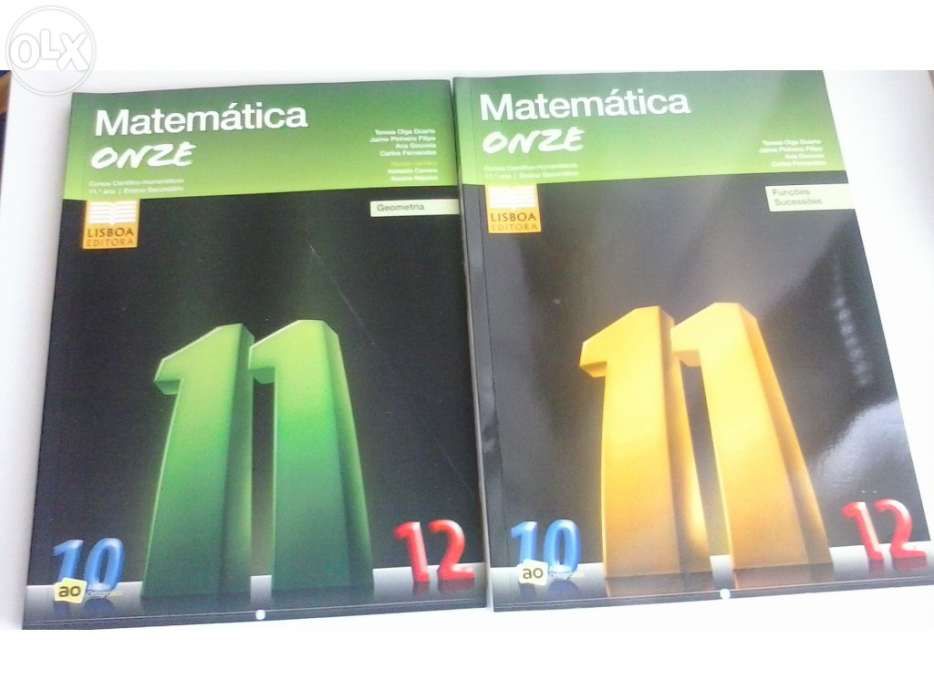 Manual Matemática 11 - Lisboa Editora - NOVO