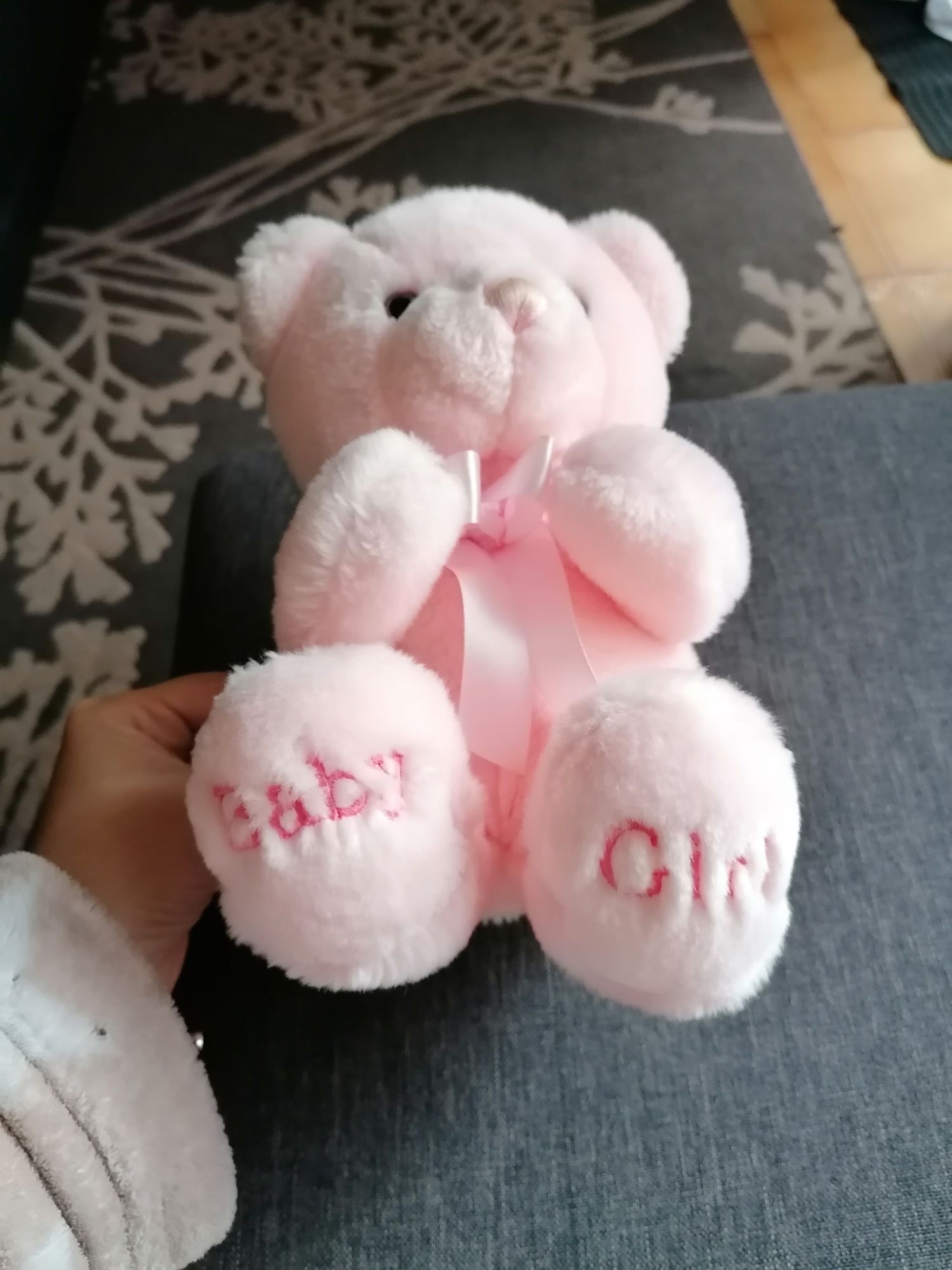 2 peluches Rosa (Urso/Coelho) óptimas condições