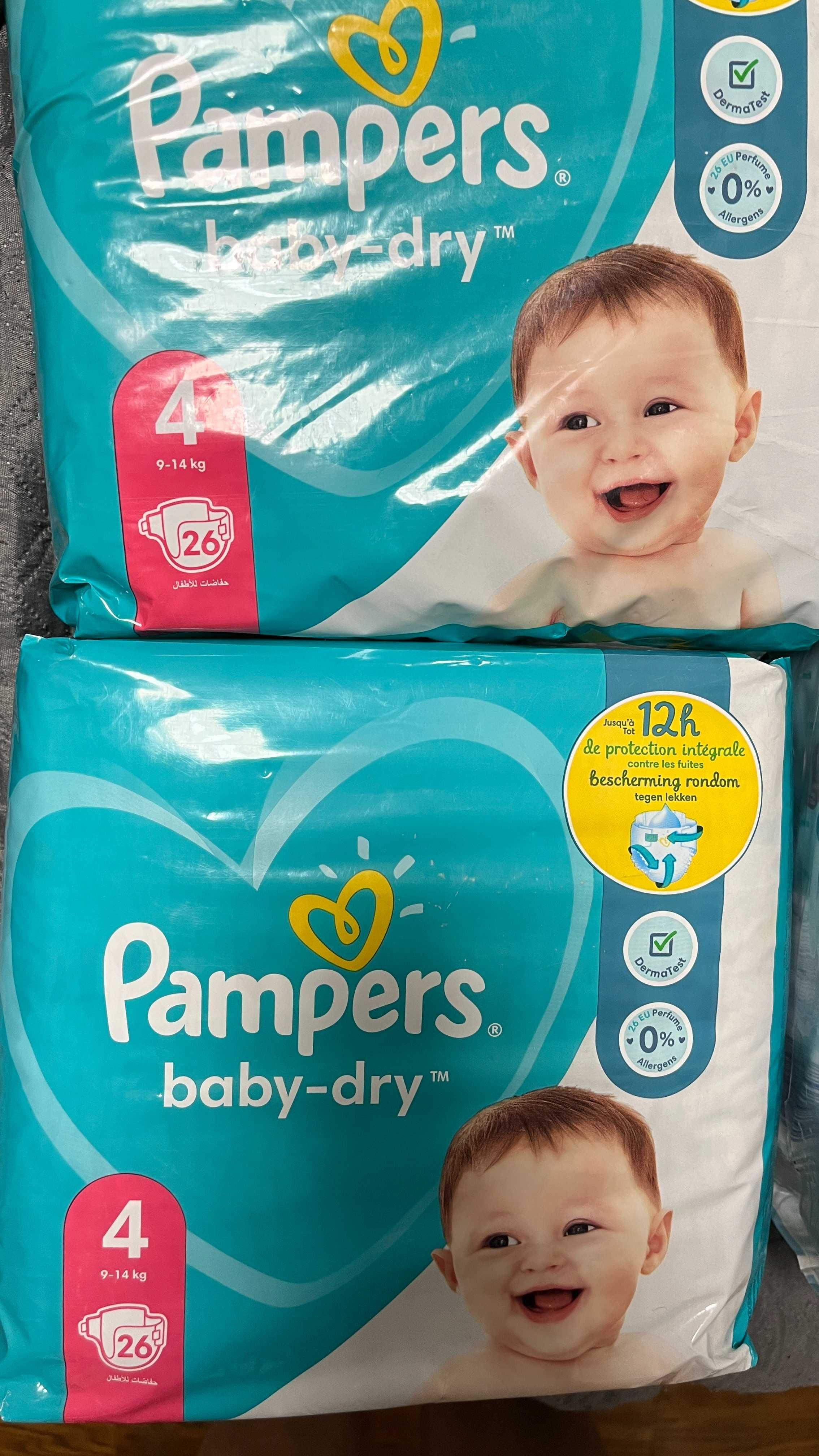 Подгузники памперсы Pampers baby dry размер 4 26 шт