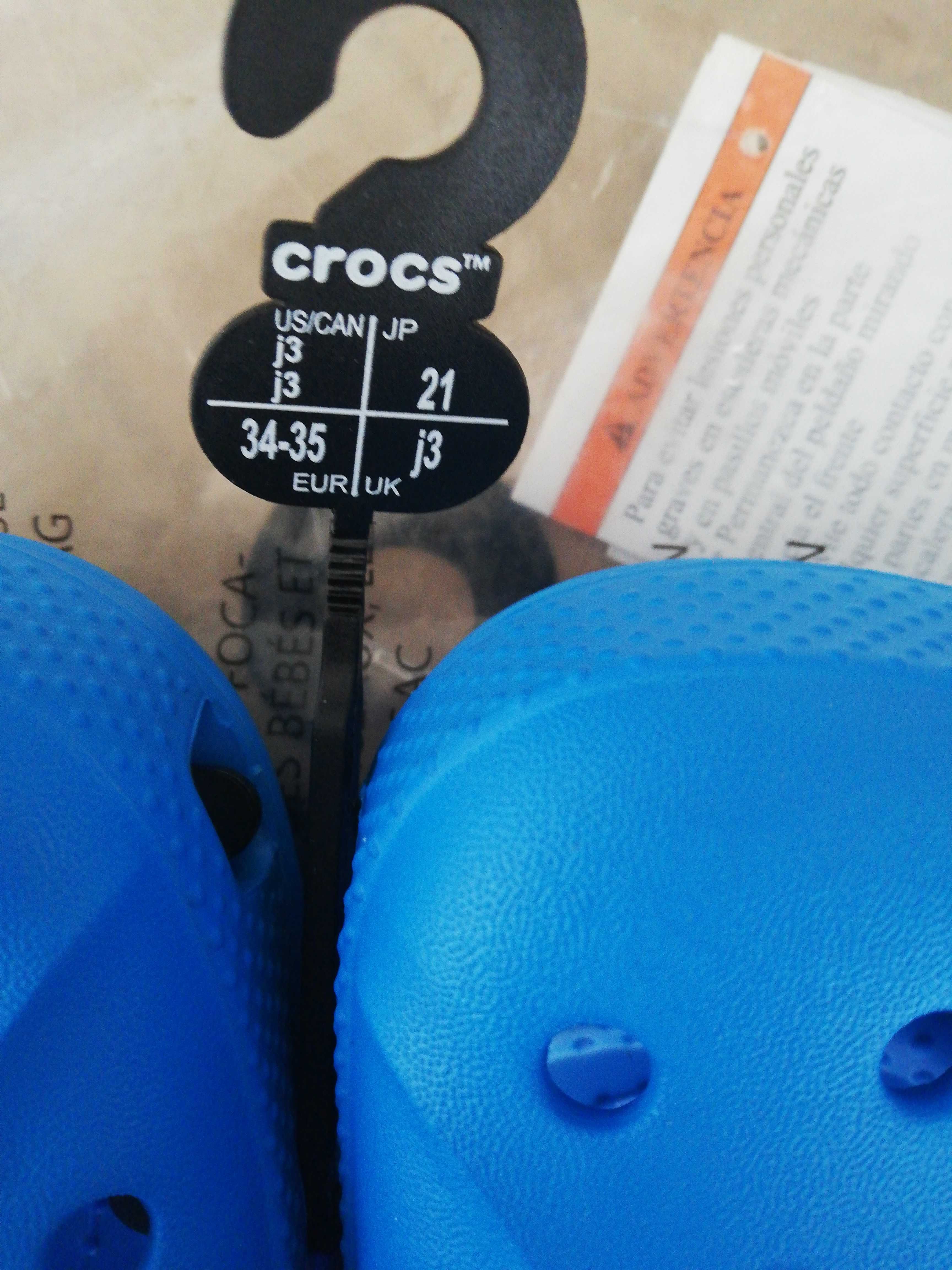 Klapki crocs, nowe w folii,