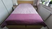 Narzuta na łóżko dwustronna 280x210cm różowa