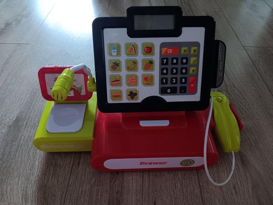 Kasa zabawkowa interaktywna sprawna zabawka