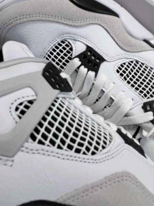 Buty meskie Mokasyny Jordan_4_Retro_Military_Black R.42
