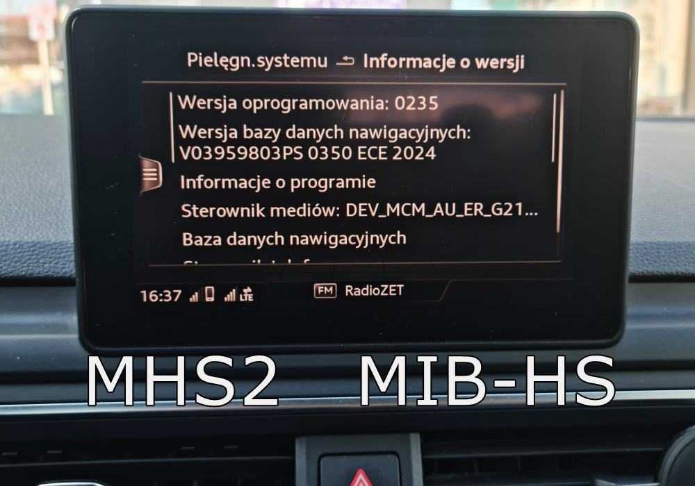 Audi CarPlay Android Auto Mapy A3 A4 A5 A6 A8 Q3 Q5 Q7 Europa 2025