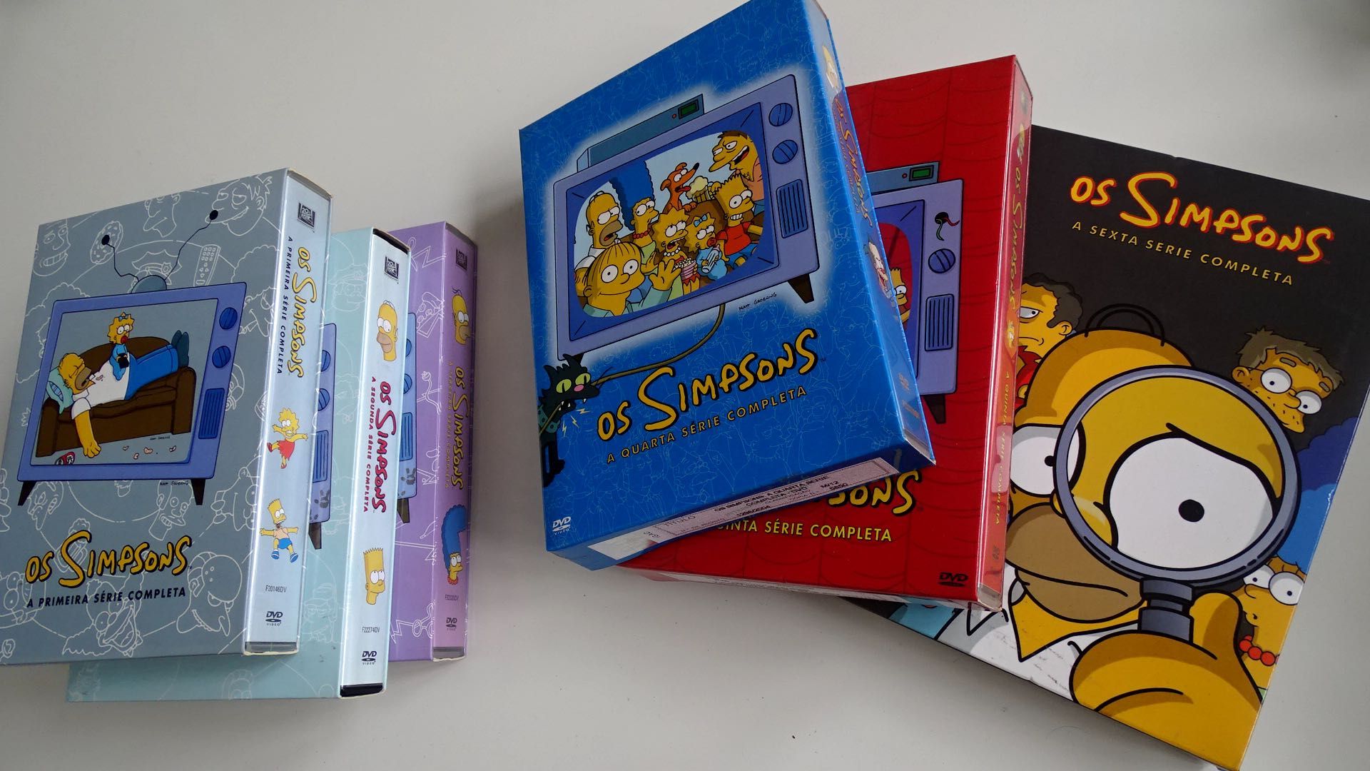 Séries the Simpsons - DVD - 3 Séries 3º + 5º + 6º