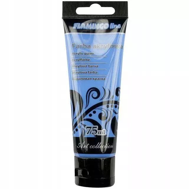 Farba akrylowa, 75 ml, niebieska. Titanum