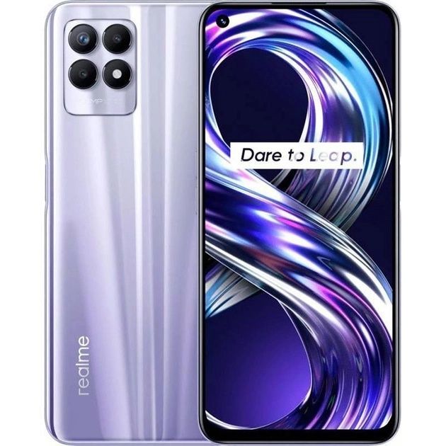 Продам Realme 8i 4/64, фиолетовый, черный.