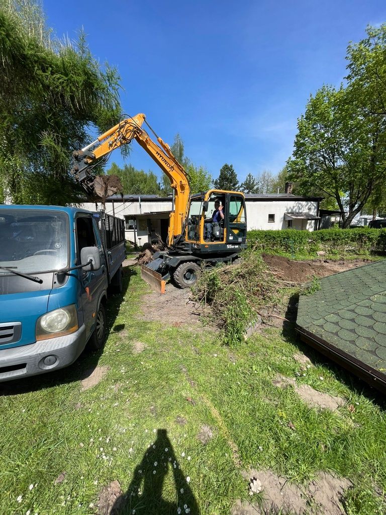 Budowa dróg, prace ziemne, rozbiórki wyburzenia