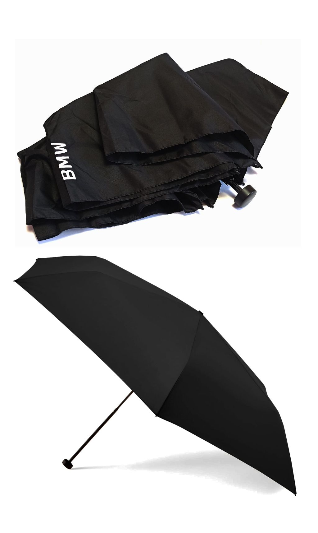 Складний зонт  BMW Оригінал Міні парасоля БМВ чорна