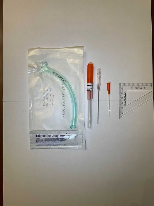 Назофарингіальна трубка + Декомпресійна голка G14