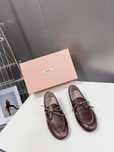 Luksusowe Mokasyny skórzane Miu Miu! Premium gatunek 36-42