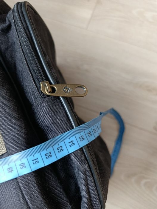 Samsonite torba podróżna weekendowa czarna popielata średniej wielkośc