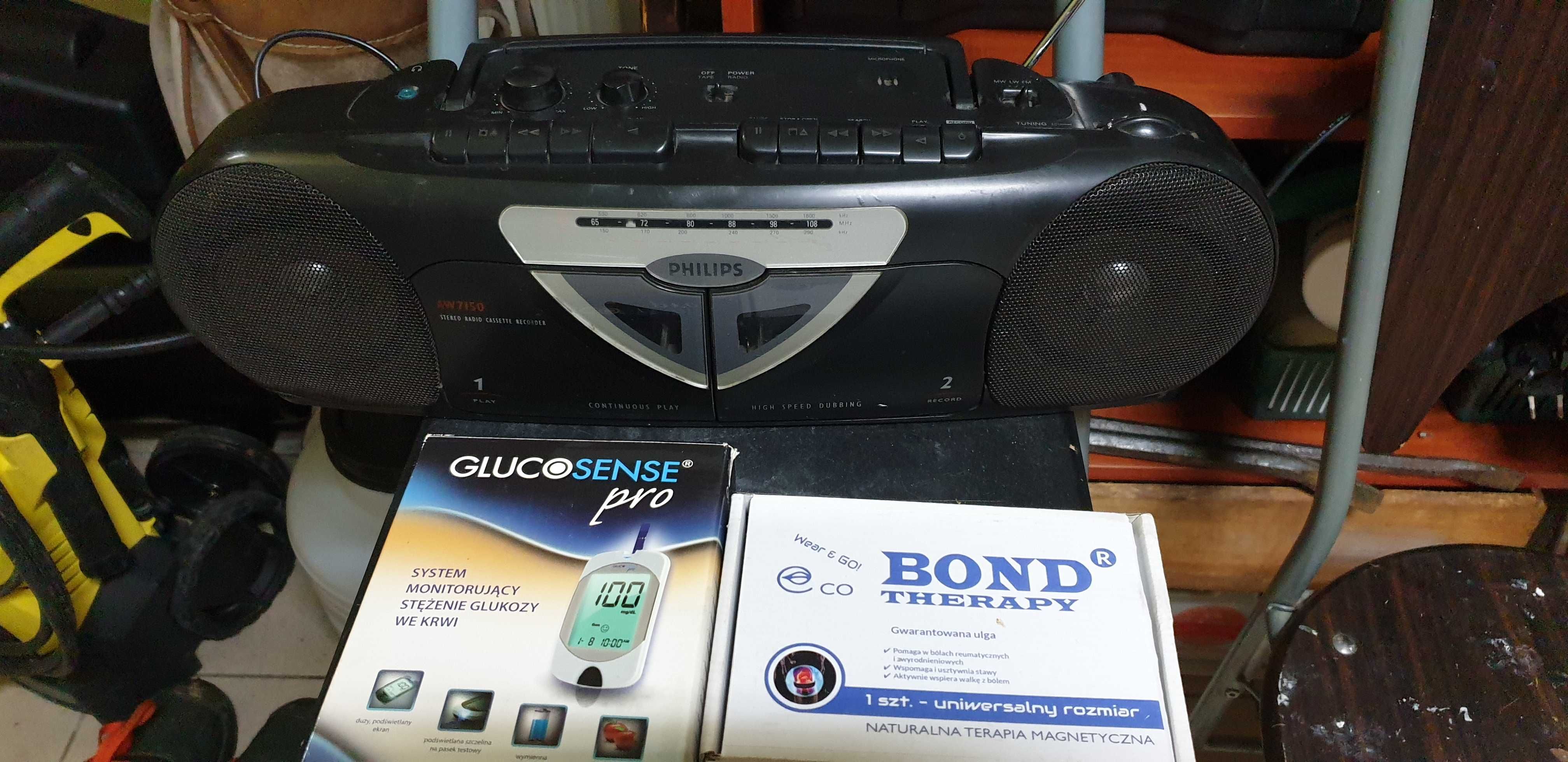 Radiomagnetofon philips AW7150 i wieza aiwa i inne