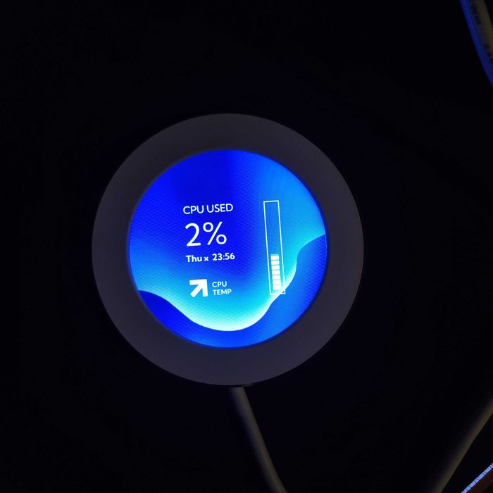 Secondary Display for PC Monitor: CPU, GPU, RAM, SSD, HDD, 480x480 IPS64564419831939122