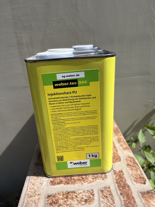 weber.tec 944 jednoskładnikowa żywica iniekcyjna 1 litr do betonu