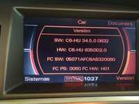 EKRAN MONITOR WYSWIETLACZ LCD MMI 2G AUDI 8T0919603C A4 A5 A6 Q7