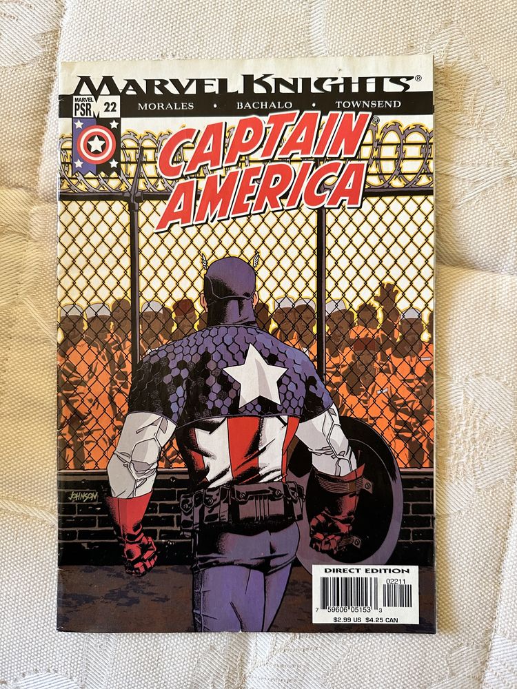 Marvel BD Capitão América e Homem de Ferro