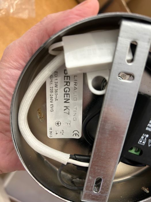 Kinkiet lampa ścienna  Lira Lightning Bergen K7 chrom