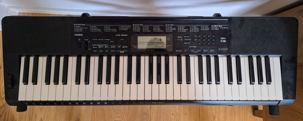 Keyboard Casio CTK-3500 statyw, jak nowy