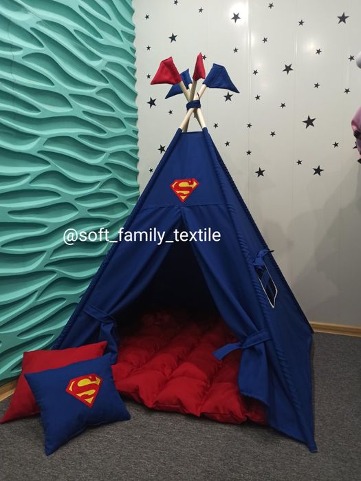 Вігвам, вигвам, детская палатка, детский домик, типи, шалаш