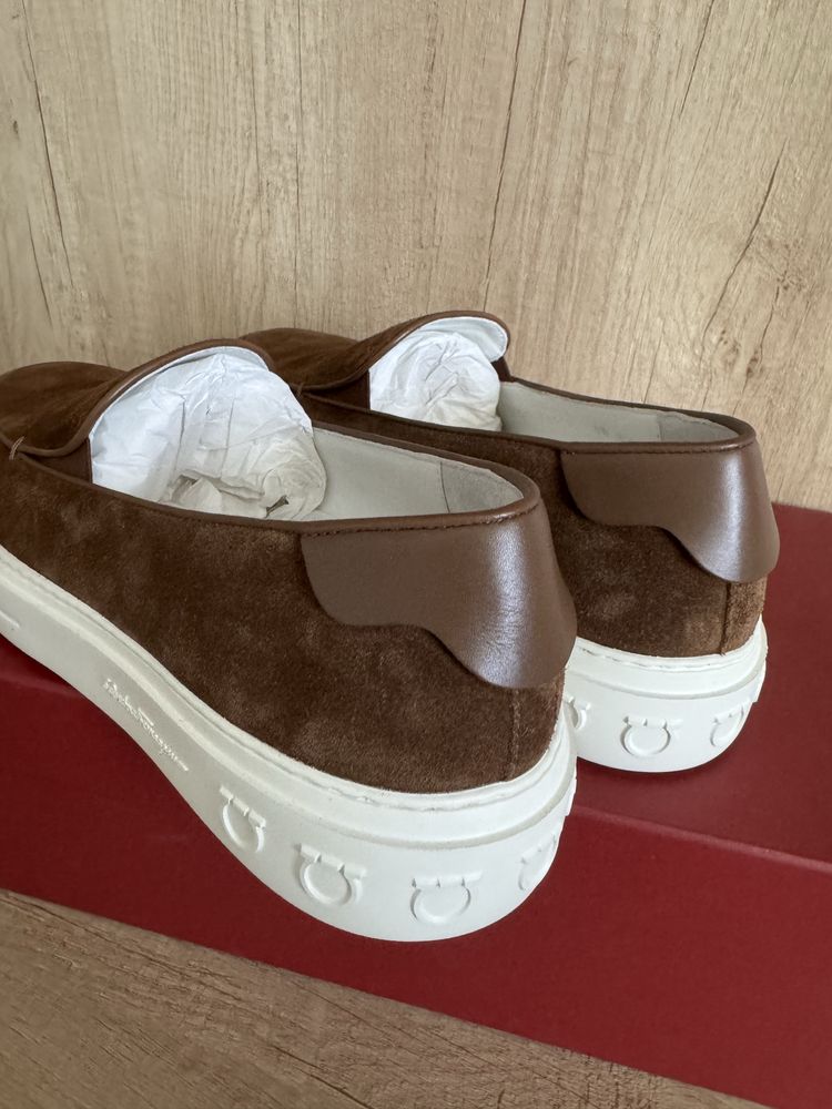 Кеды,слипоны salvatore ferragamo