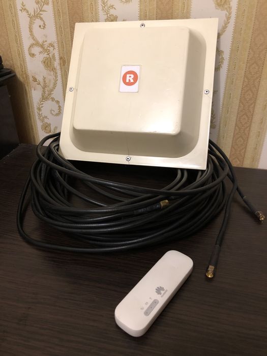 4G Модем huawei e8372h|Антена mimo 17дБ|Кабель 10м 3D-FB RunBit