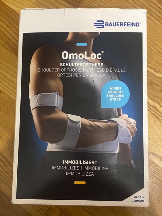 Бандаж-фіксуюча пов’язка Omolock при переломі  плечового суглобу