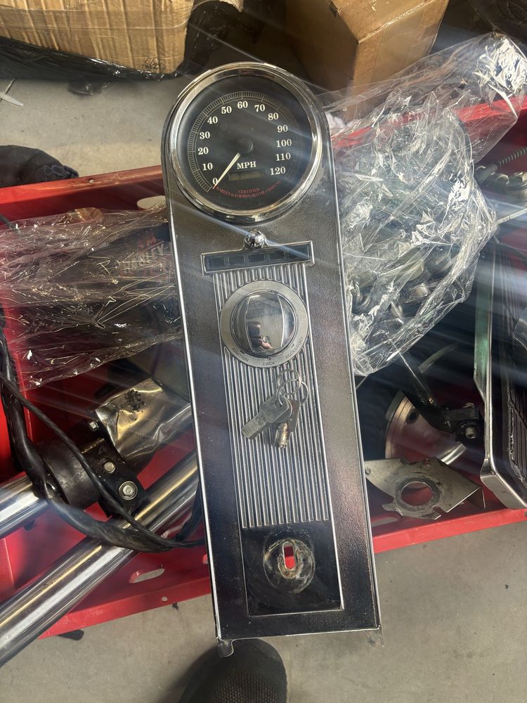 Konsola harley davidson road king evo 1340 licznik stacyjka czesci