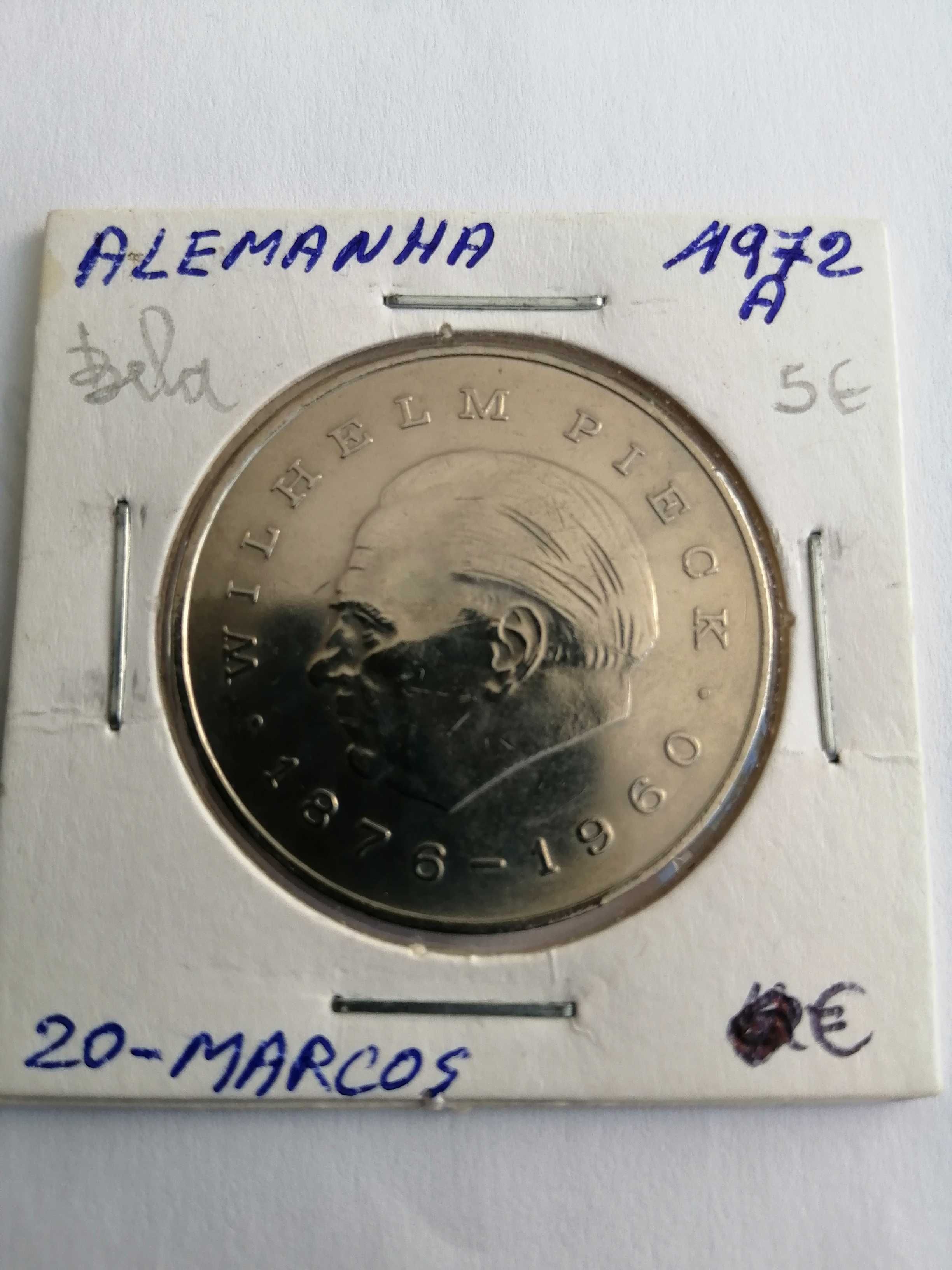 2 moedas de 20 markos, Alemanha