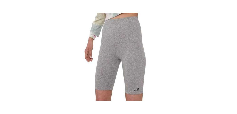 VANS legginsy krótkie przed kolano kolarki XS szare 34 wysoki stan