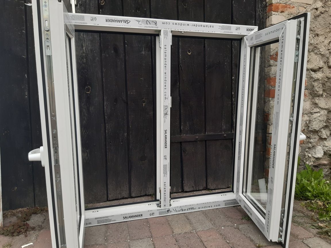 Okna Pcv -sz100x100w- dwuskrz. (mam 10szt)