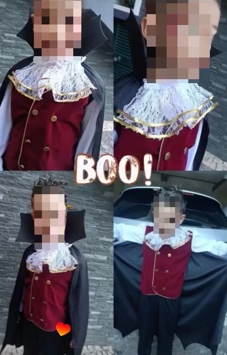 Roupa vampiro Halloween