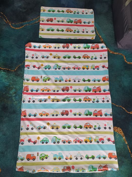 Pościel kołderka poszwa w auta prześcieradło