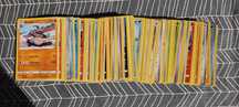 Pack 100x Cartas Pokemon com 3 Raras/holo/rev Holo Genuínas Aleatórias