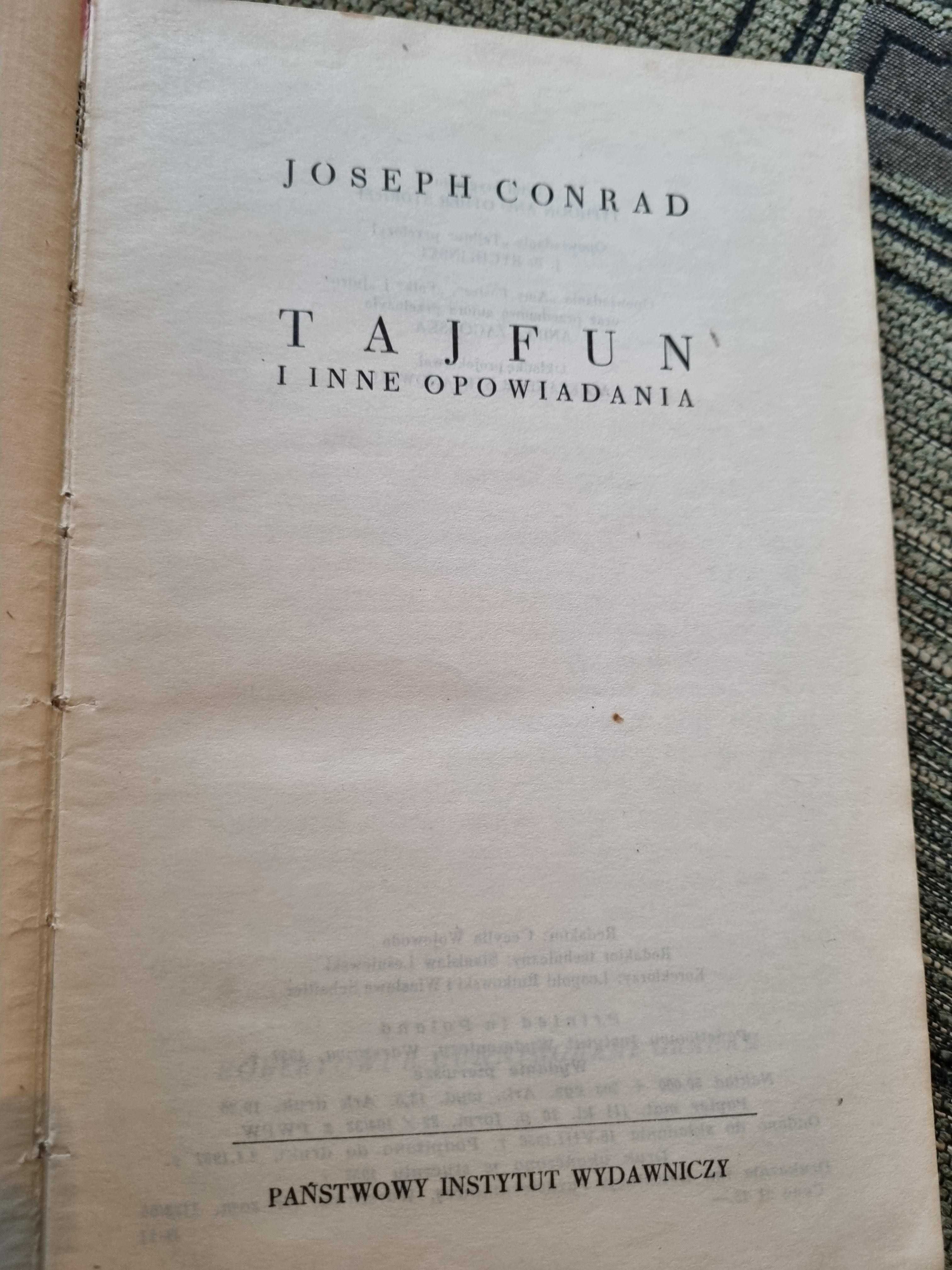 Tajfun i inne opowiadania, Joseph Conrad, 1957r