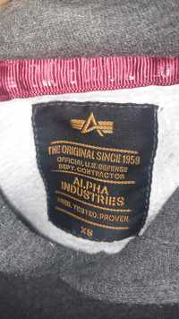 Bluza z kapturem alpha industries