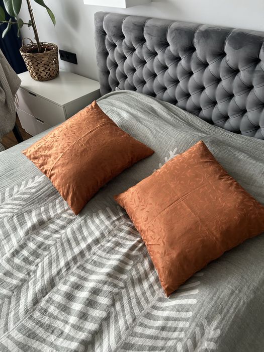 Halloween jesień 2szt. Pomarańczowe poduszki poszewki pomarańczowe