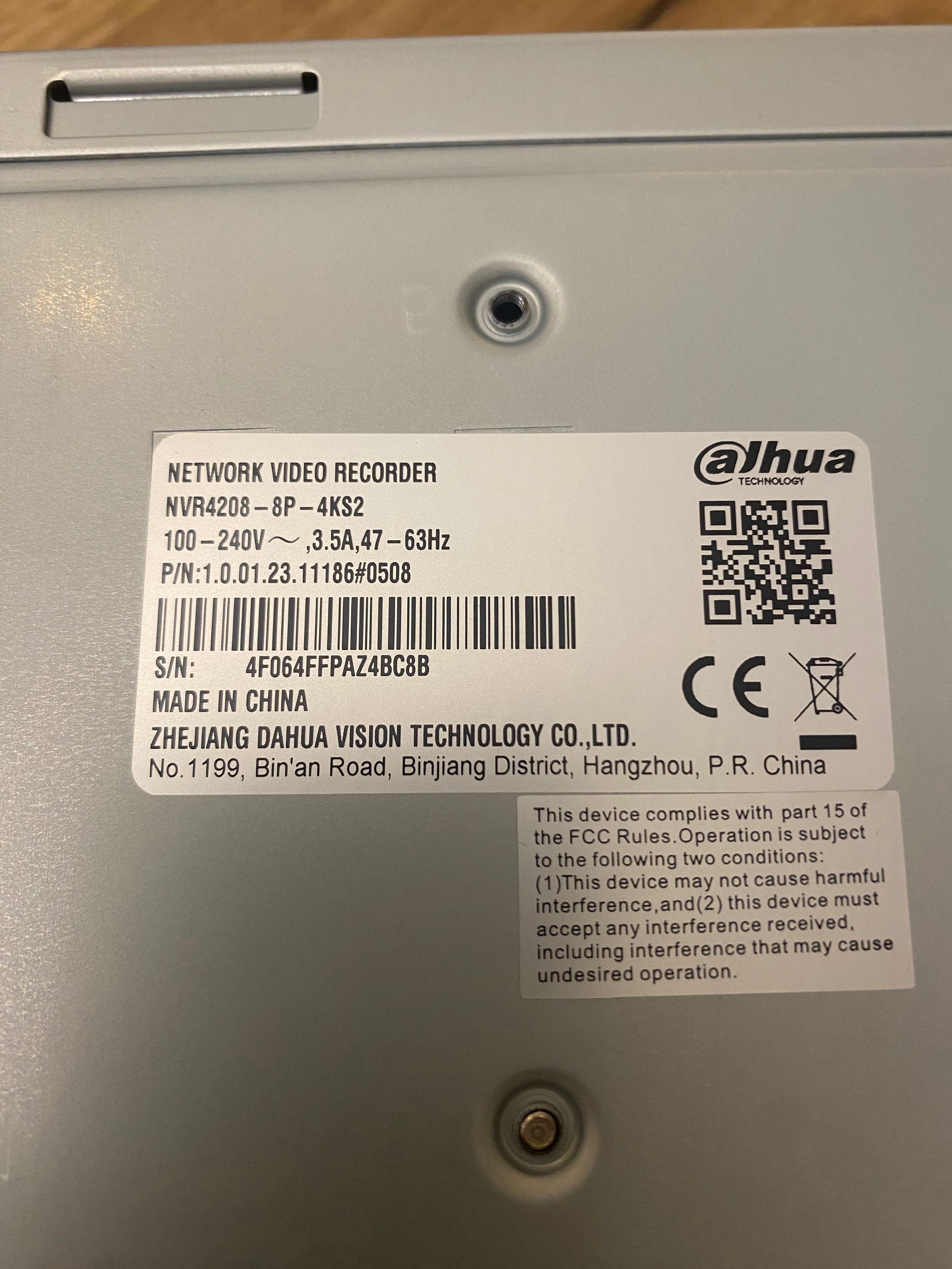 Rejestrator DHI-NVR4208-8P-4KS2 dahua