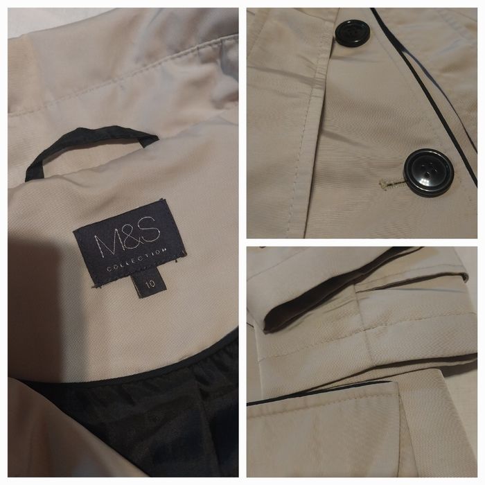 Marks & Spencer жіночий тренч 10 розмір М 46 дощовик жіночий шалик