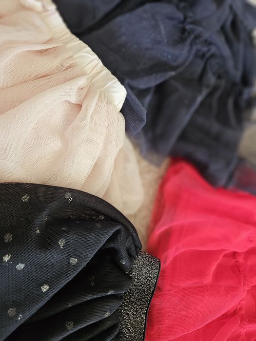 4x tiulowe spódniczki Zara h&m newbie KappAhl