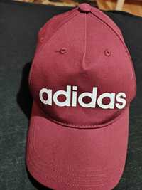 Nowa bordowa czapka adidas